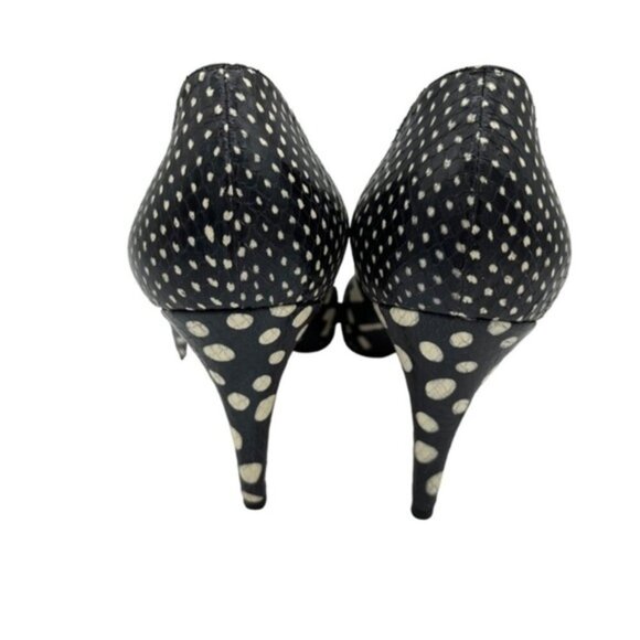 Christian Louboutin Spotter Pumps Watersnake Black White Snake Size 40.5 US 10.5 - Picture 4 of 9
